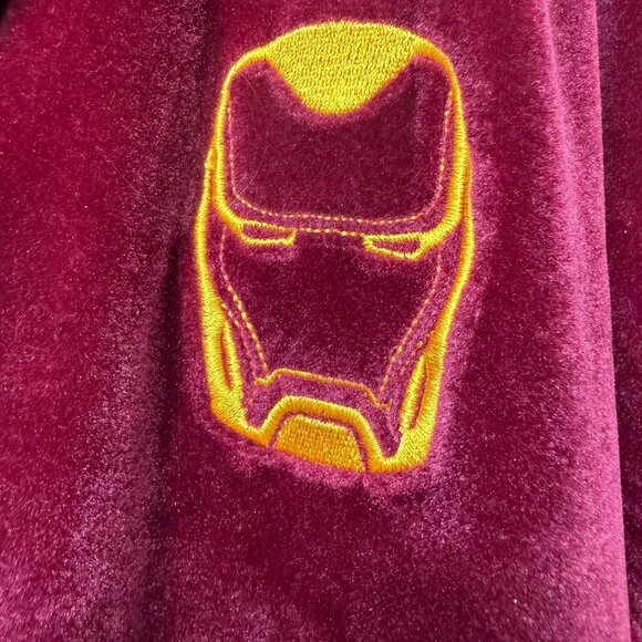 Universe Marvel Velour Track Jacket Plus Size 2X Avengers: Endgame I Am Iron Man - Picture 11 of 13